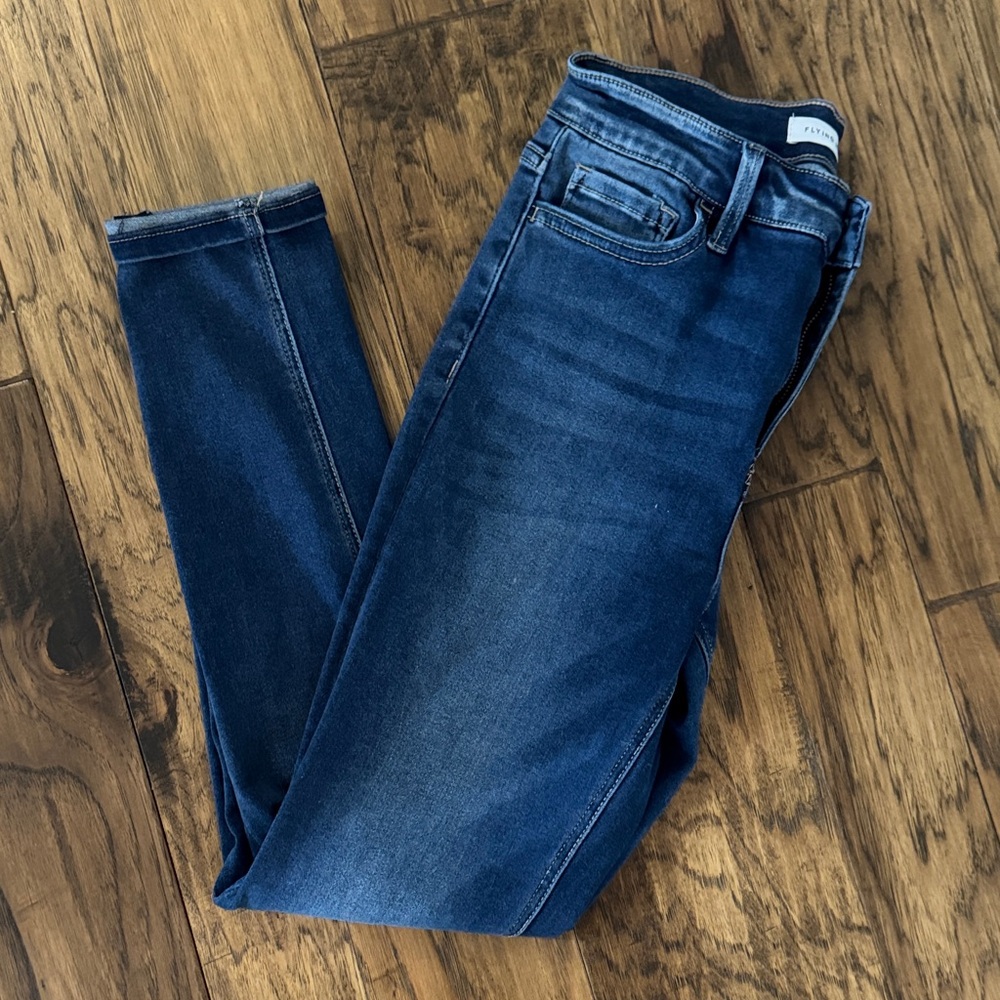 Flying Monkey Dark Blue Skinny Jeans